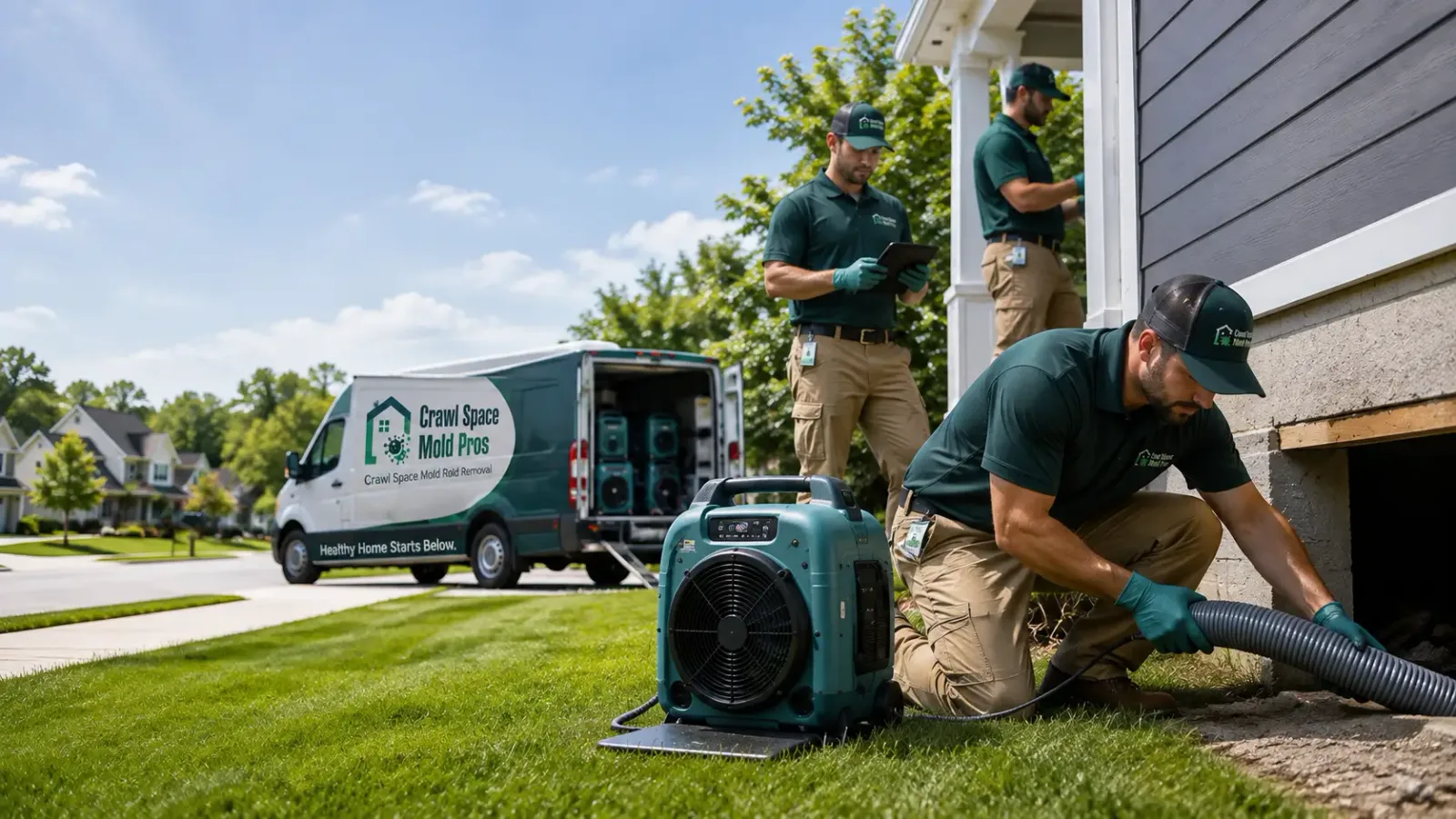 Crawl Space Mold Removal in Quail, TX